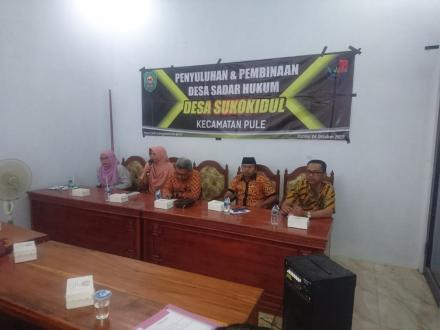 KEGIATAN PENYULUHAN DAN PEMBINAAN DESA SADAR HUKUM